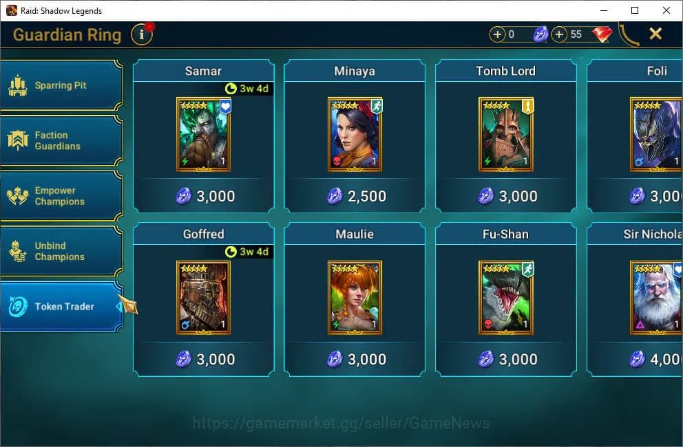 Raid: Shadow Legends Accounts Lv28 997K Power|1 Mythical (Androc)|24 Legendary(N image 13