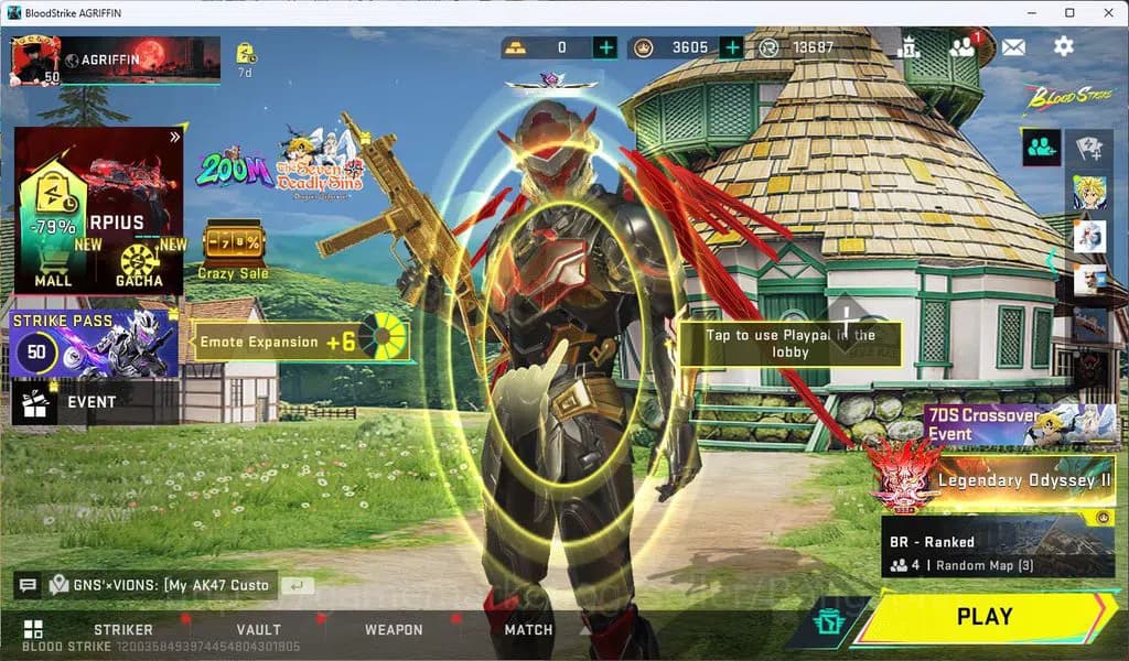 Blood Strike Accounts ASIA|ETERNAL=ETHAN|COLLAB=AK47,SCAR,KAR98K,QBZ95|L image 1