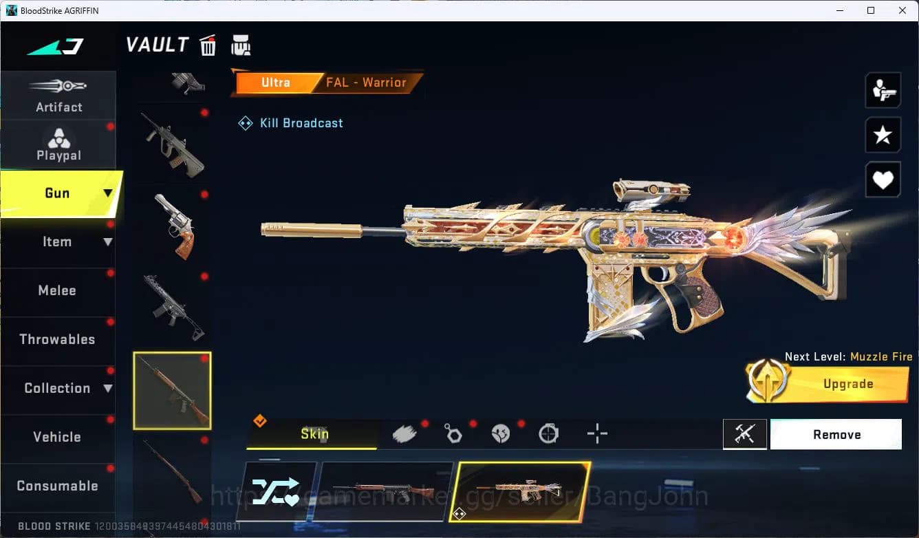 Blood Strike Accounts ASIA|ETERNAL=ETHAN|COLLAB=AK47,SCAR,KAR98K,QBZ95|L image 10