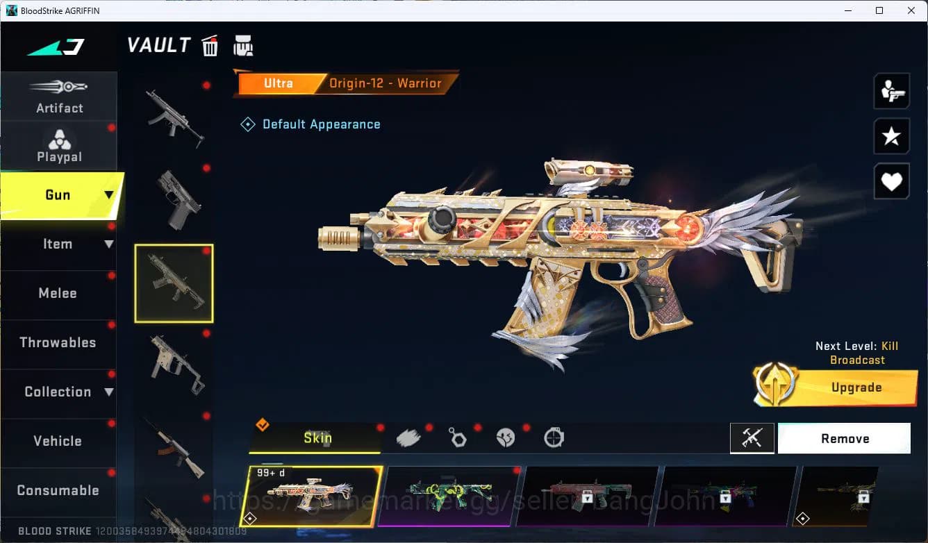 Blood Strike Accounts ASIA|ETERNAL=ETHAN|COLLAB=AK47,SCAR,KAR98K,QBZ95|L image 16