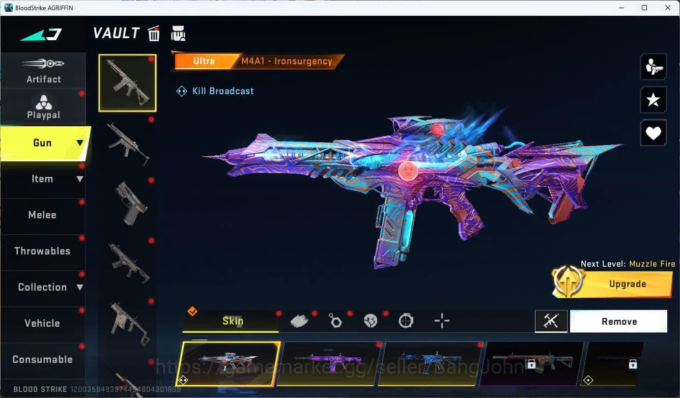 Blood Strike Accounts ASIA|ETERNAL=ETHAN|COLLAB=AK47,SCAR,KAR98K,QBZ95|L image 17