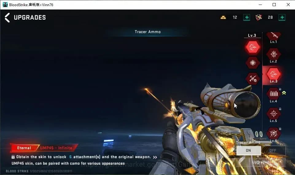 Blood Strike Accounts ASIA|EVO UMP45-Forsaken Lv6|2 ETERNAL[EMMA-Luxie M image 6
