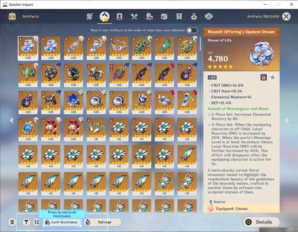 Genshin Impact Accounts ASIA|AR 53|3 Limited+4(*5Wep)|Emilie+Sign,Linnea,Y image 5