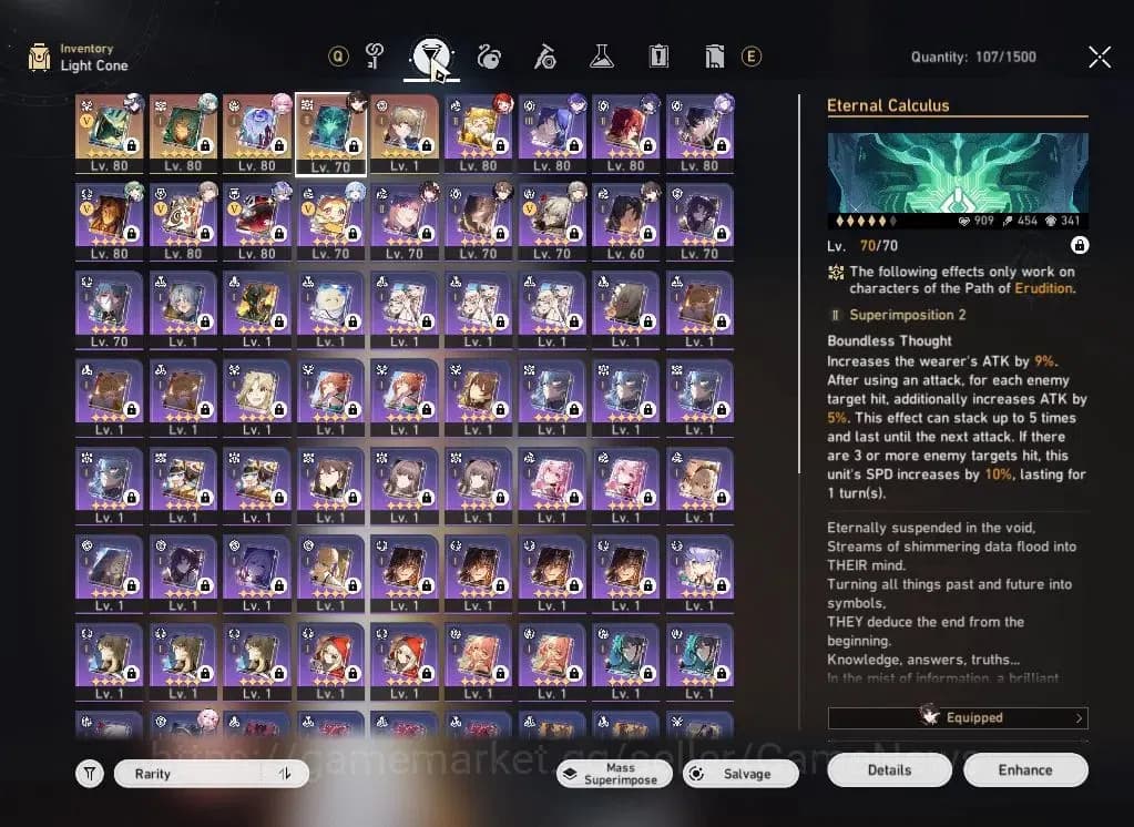 Honkai Star Rail Accounts Asia|TL68|Anaxa+sign&Archer PreamTeam|18 Limited|C image 7