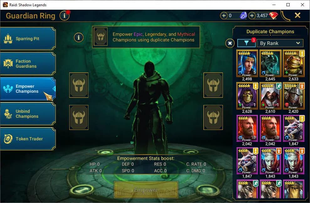 Raid: Shadow Legends Accounts Lv18 564K Power|3,4K Gems|16 Legendary(Ninja,Wukon image 9