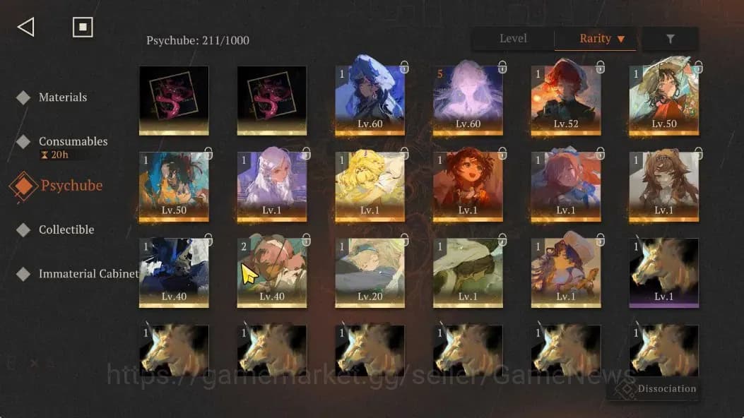 Reverse: 1999 Accounts GLOBAL|Lv53|5Limit(Beryl+Psy,PaperHeron+Psy,Lucy)+ image 10