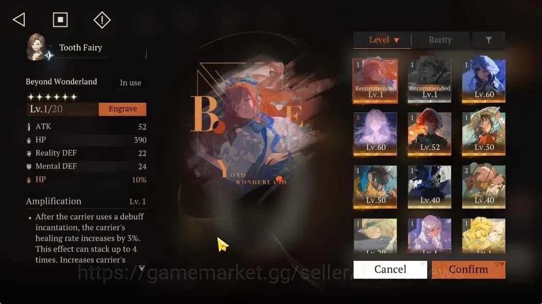 Reverse: 1999 Accounts GLOBAL|Lv53|5Limit(Beryl+Psy,PaperHeron+Psy,Lucy)+ image 7