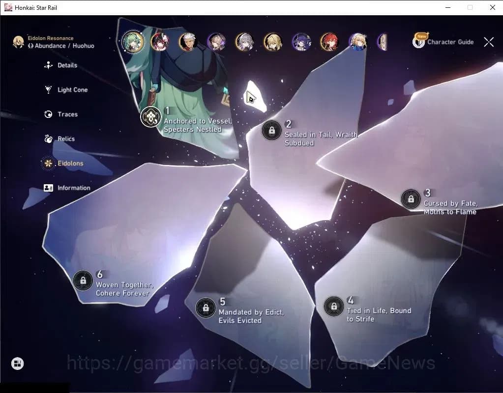 Honkai Star Rail Accounts Asia|TL70|Phainon PremTeam|16 Limited|[Cerydra,Cas image 5