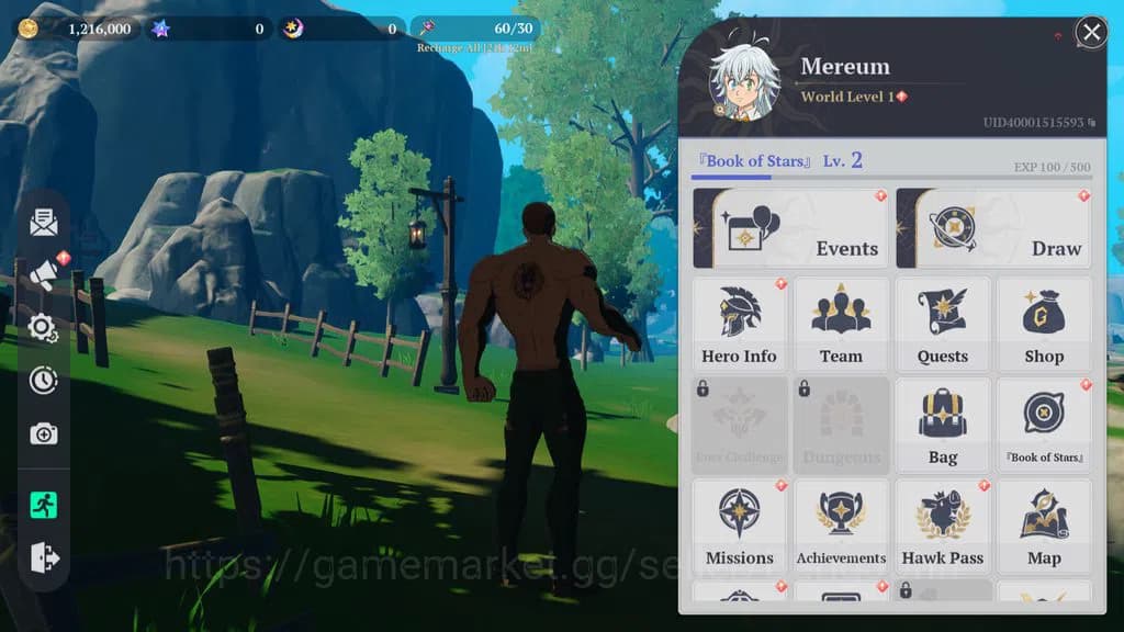 The Seven Deadly Sins: Origin Accounts EUROPE | Fresh Starter Lvl 2 |3 SSR| Escanor, Guil image 1