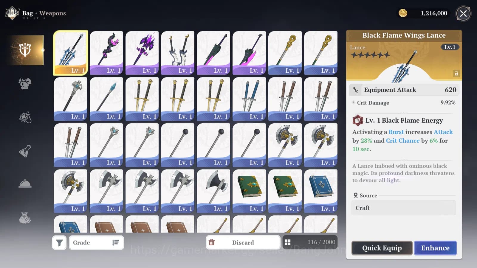 The Seven Deadly Sins: Origin Accounts EUROPE | Fresh Starter Lvl 2 |3 SSR| Escanor, Guil image 3