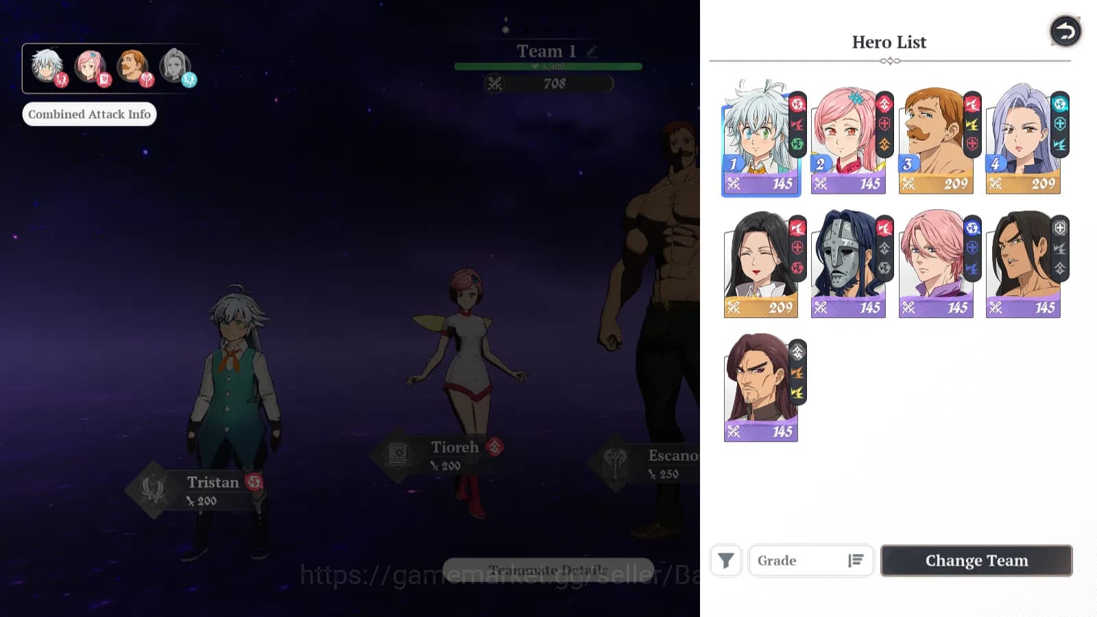 The Seven Deadly Sins: Origin Accounts EUROPE | Fresh Starter Lvl 2 |3 SSR| Escanor, Guil image 4