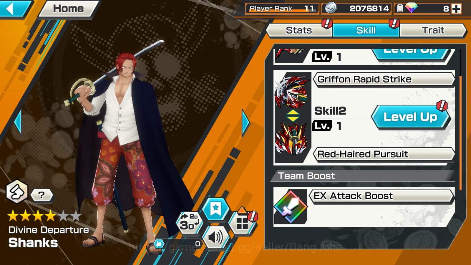 One Piece Bounty Rush Accounts Global | 4EX | 5elders Nusjuro,Divine Shanks,Film image 6