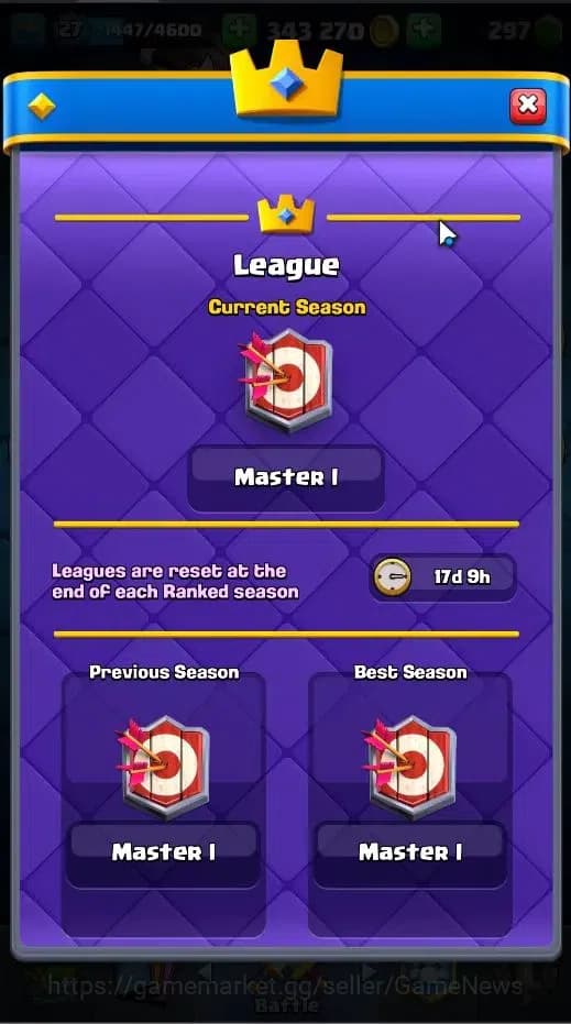 Clash Royale Accounts Lv 27|Trophy 6714|KTL 10|LimitedSkin|Card 105|1Her image 4