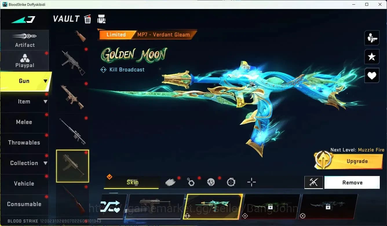 Blood Strike Accounts ASIA|MELE=KATAR-CLAW|COLLAB=QBZ95,KAR98K,AK47|ULTR image 16