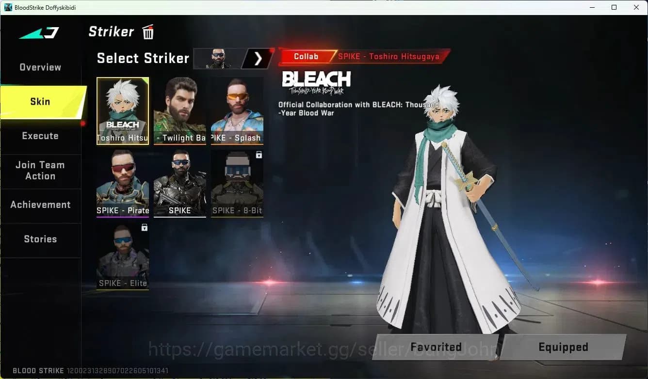 Blood Strike Accounts ASIA|MELE=KATAR-CLAW|COLLAB=QBZ95,KAR98K,AK47|ULTR image 3