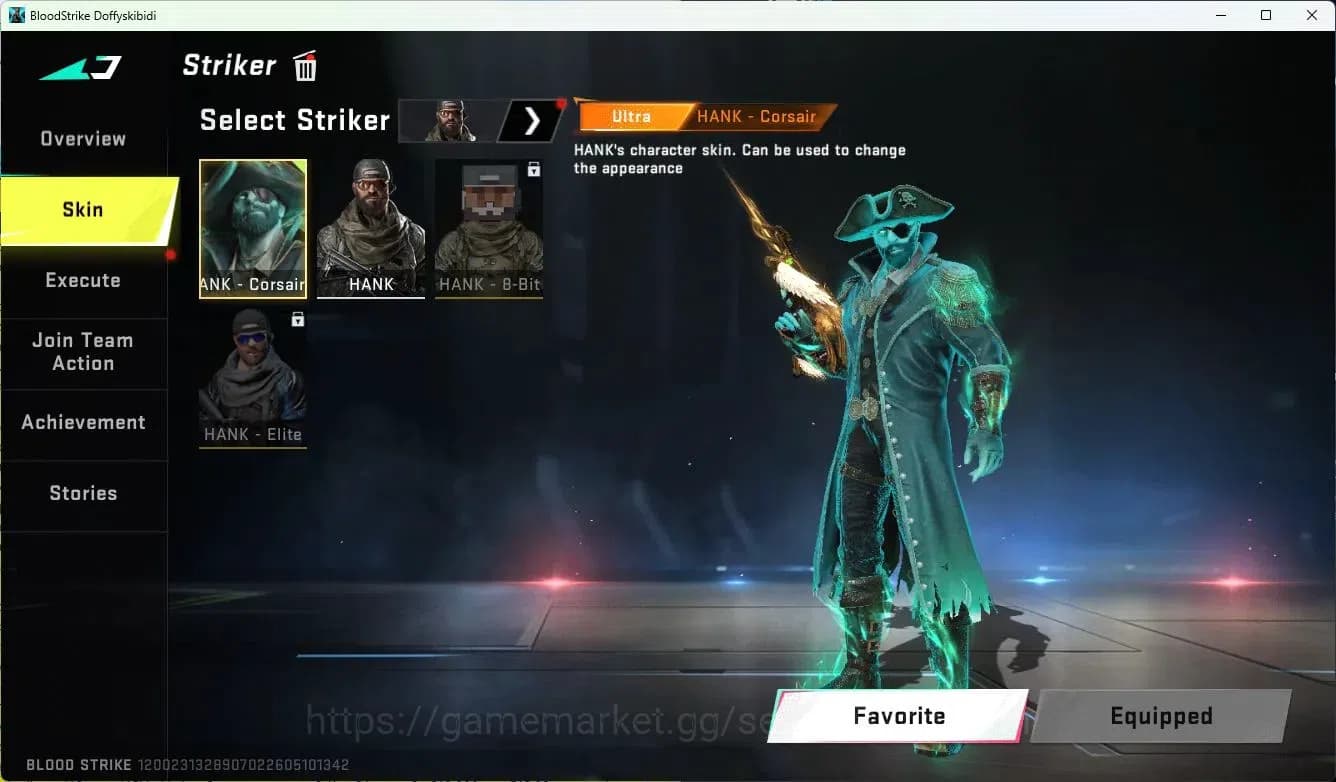 Blood Strike Accounts ASIA|MELE=KATAR-CLAW|COLLAB=QBZ95,KAR98K,AK47|ULTR image 5