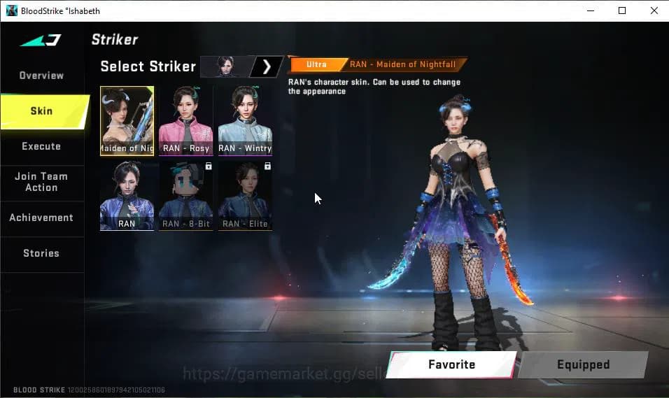 Blood Strike Accounts ASIA|ETERNAL ZERO-Oda|2 Melee ULTRA Dual Blades|12 image 10