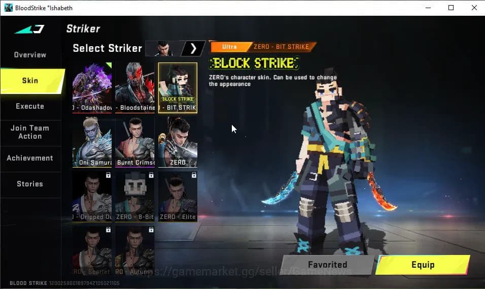Blood Strike Accounts ASIA|ETERNAL ZERO-Oda|2 Melee ULTRA Dual Blades|12 image 14