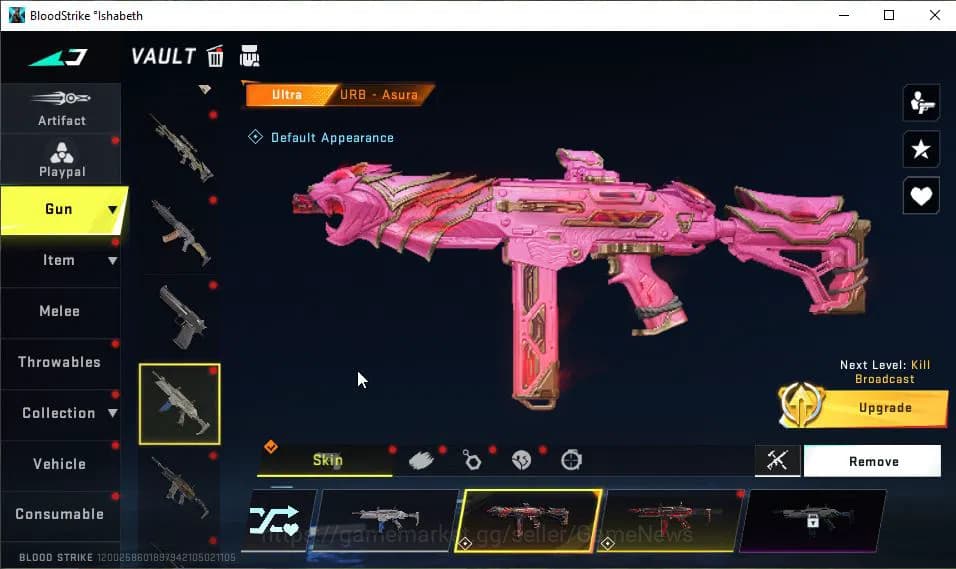 Blood Strike Accounts ASIA|ETERNAL ZERO-Oda|2 Melee ULTRA Dual Blades|12 image 18