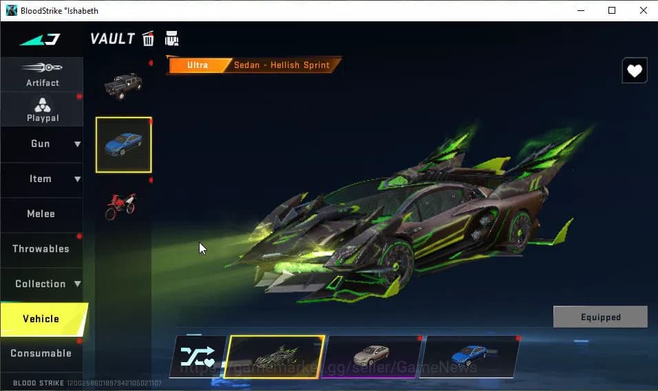 Blood Strike Accounts ASIA|ETERNAL ZERO-Oda|2 Melee ULTRA Dual Blades|12 image 2