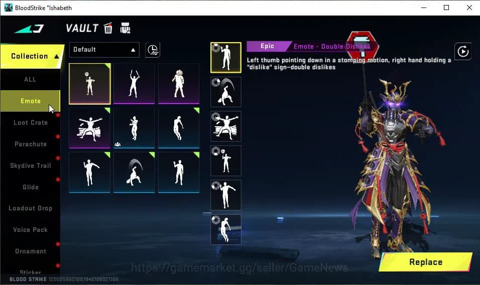 Blood Strike Accounts ASIA|ETERNAL ZERO-Oda|2 Melee ULTRA Dual Blades|12 image 7