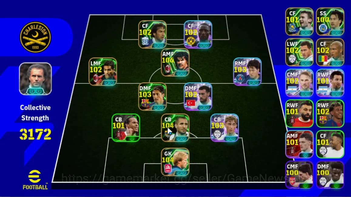 eFootball Accounts Mobile|Eden Hazard(PhenomenalPass),Andriy Shevchen image 1