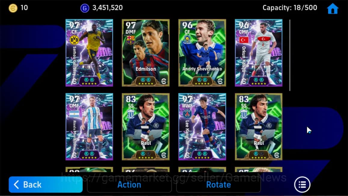 eFootball Accounts Mobile|Eden Hazard(PhenomenalPass),Andriy Shevchen image 5