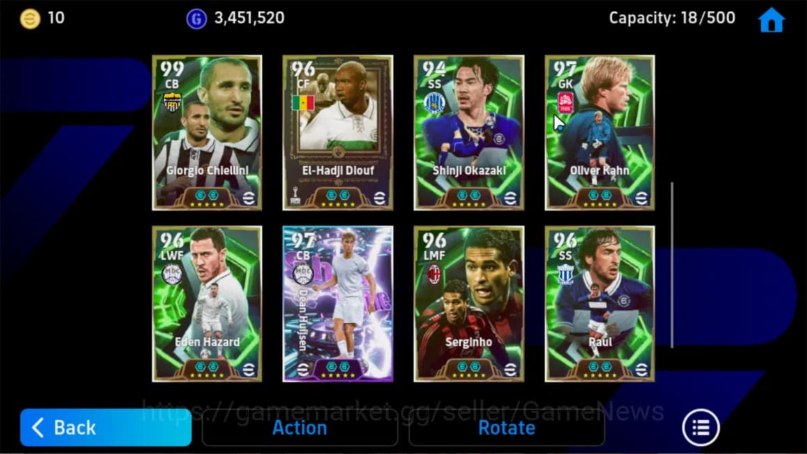 eFootball Accounts Mobile|Eden Hazard(PhenomenalPass),Andriy Shevchen image 6