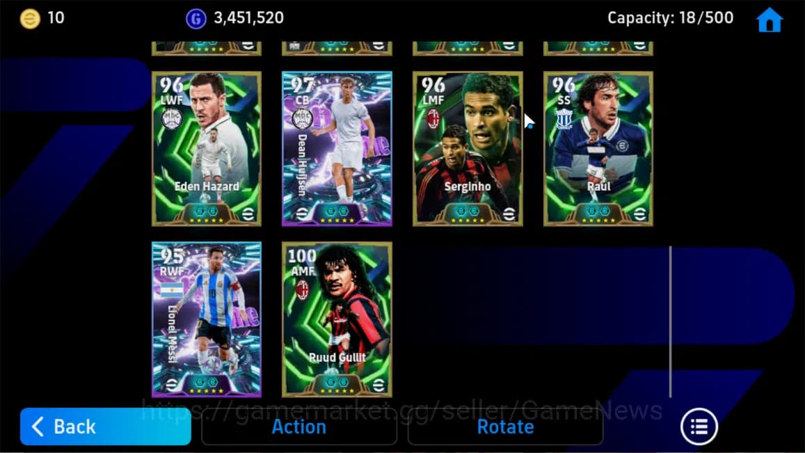 eFootball Accounts Mobile|Eden Hazard(PhenomenalPass),Andriy Shevchen image 7