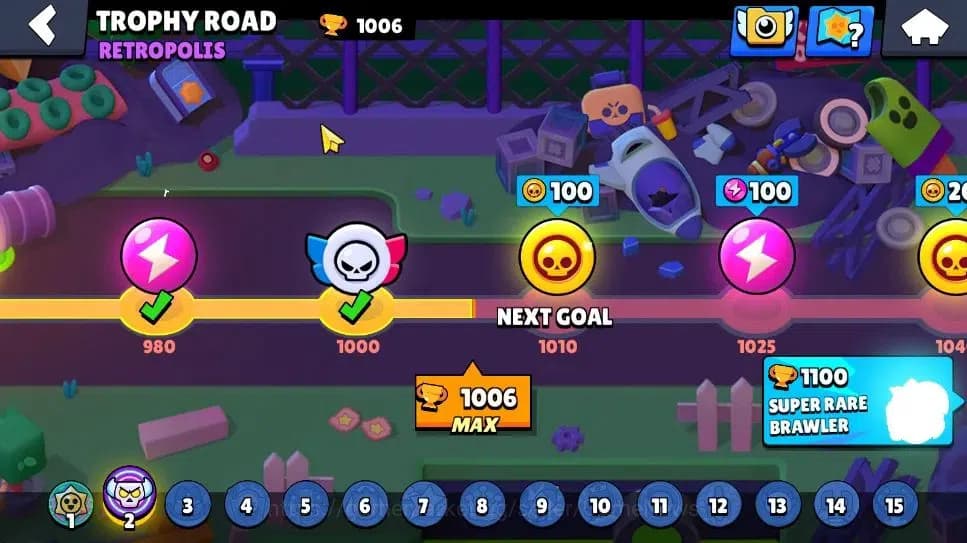Brawl Stars Accounts 1006 Trophy|8,6K Bling|13 Brawlers 1 Max Lvl [Full image 5