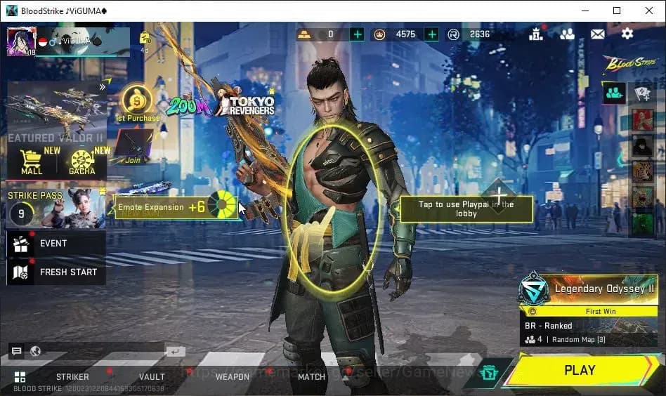 Blood Strike Accounts Asia|3 Legendary GNS[M4A1-Venom,FAL-Sunrise,Uzi-Gl image 1