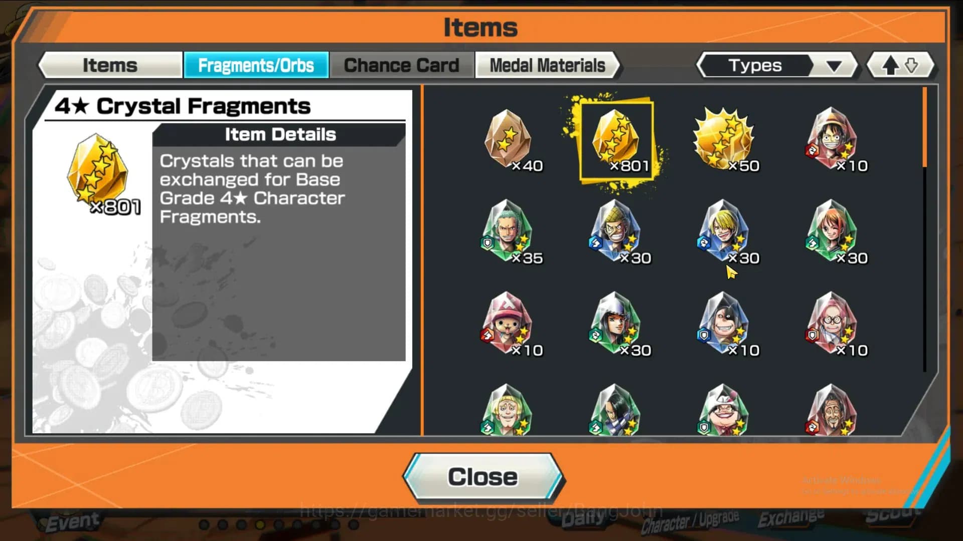 One Piece Bounty Rush Accounts GLOBAL|GF 801|5Ex|Kaido,DD Shanks,Jay Saturn,St Nu image 2