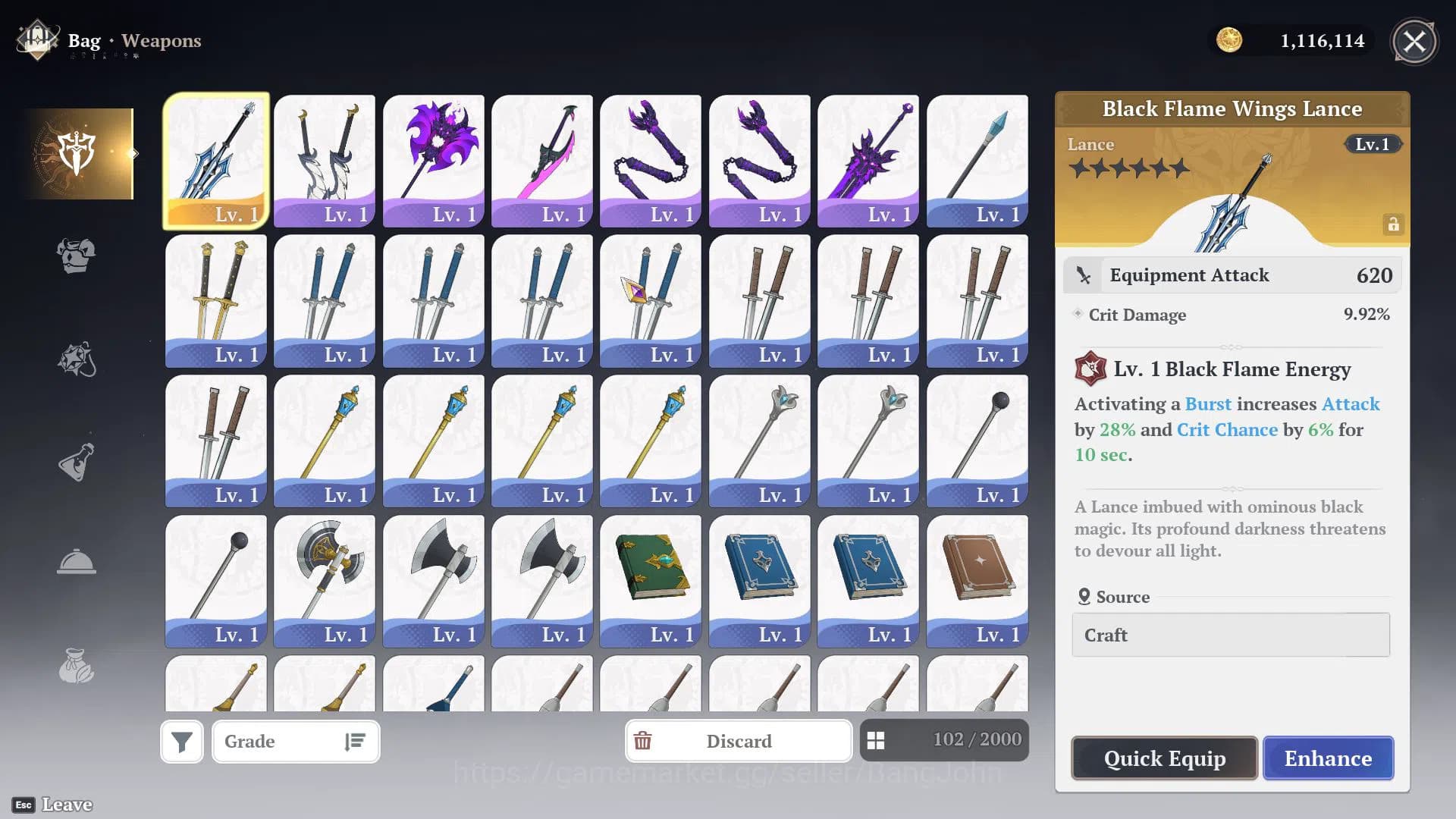 The Seven Deadly Sins: Origin Accounts EU Fresh Starter Lv2 WL1 | 2SSR Escanor + Guila (S image 5