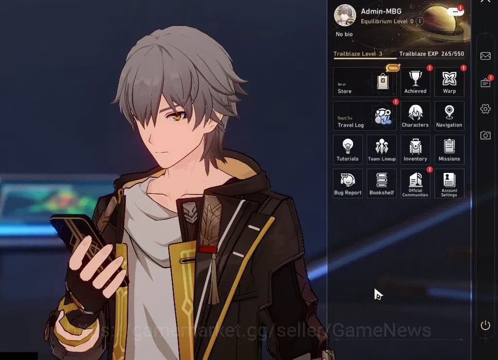 Honkai Star Rail Accounts Asia|TL 3|2 Golden Companion Spirit|2 Limited|Silv image 1