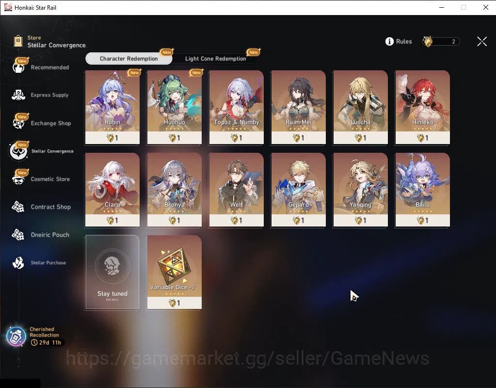 Honkai Star Rail Accounts Asia|TL 3|2 Golden Companion Spirit|2 Limited|Silv image 2