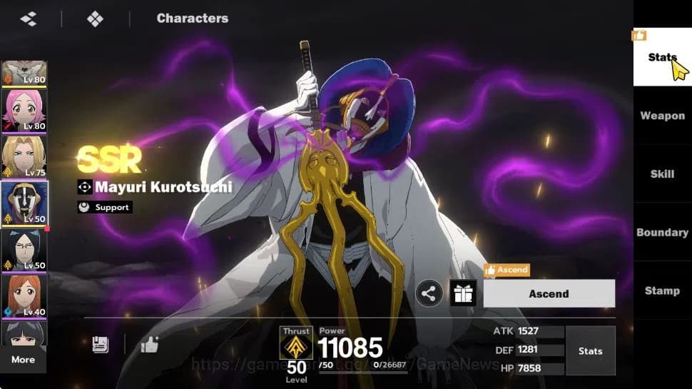BLEACH: Soul Resonance Accounts NuverseSEA|Lv 76|5K Jade|10 SSR[(ToshiroB4,AizenB1 image 10