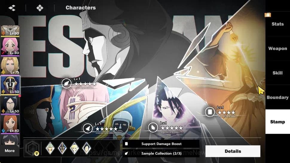BLEACH: Soul Resonance Accounts NuverseSEA|Lv 76|5K Jade|10 SSR[(ToshiroB4,AizenB1 image 11