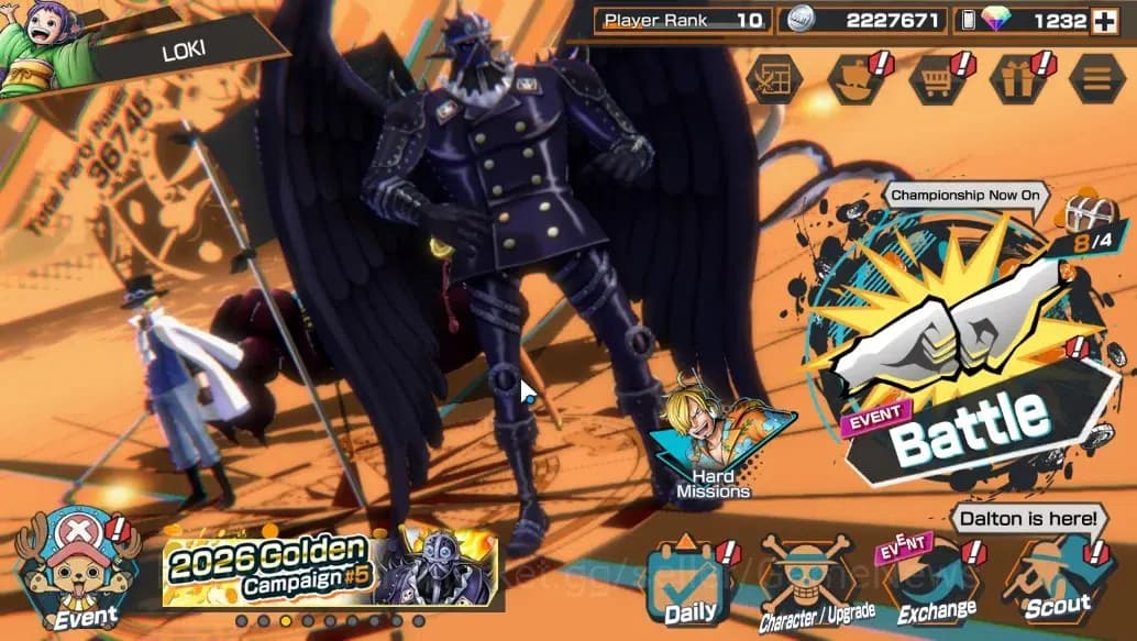 One Piece Bounty Rush Accounts Global |4 EX |Legendary Hero Garp, Flame Emperor S image 1