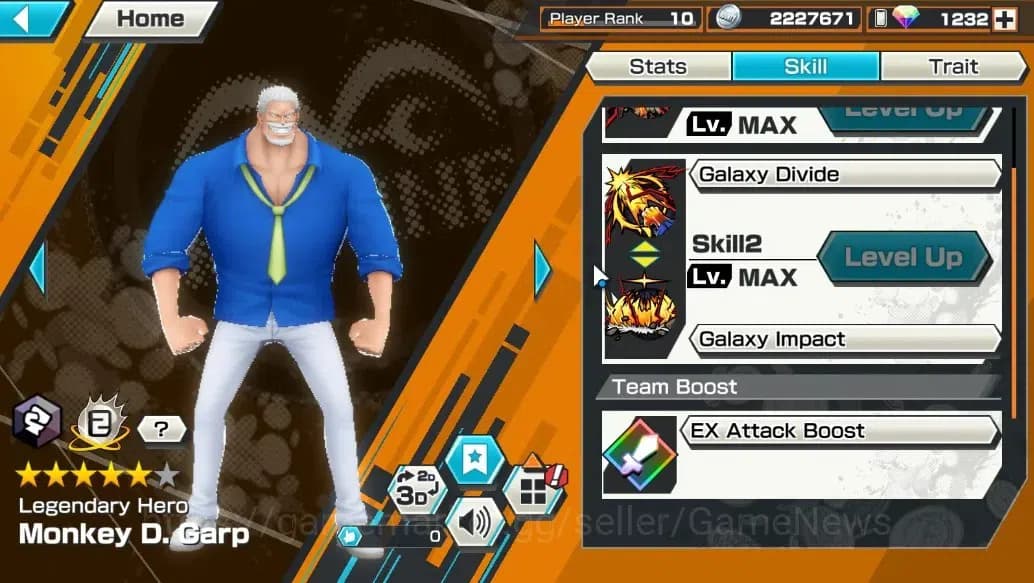 One Piece Bounty Rush Accounts Global |4 EX |Legendary Hero Garp, Flame Emperor S image 6