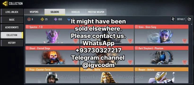 Call of Duty: Mobile Accounts 37 mythic all max - 255 legendary- only linked act image 2