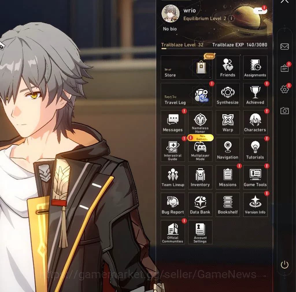 Honkai Star Rail Accounts ASIA|TL 32|3 Limited|Sparkle,Huohuo,Silver Wolf LV image 1