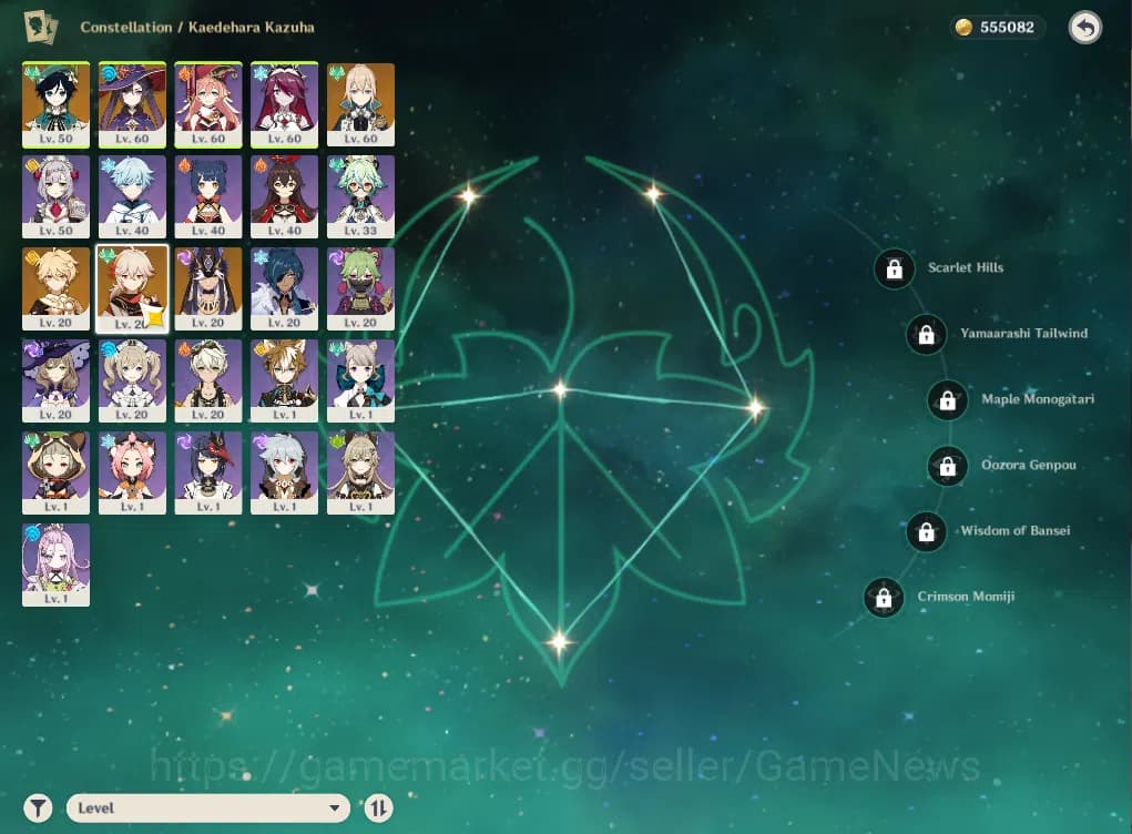 Genshin Impact Accounts ASIA|AR34|3Limited+20(*4Character)|Venti,Kazuha,Cy image 4