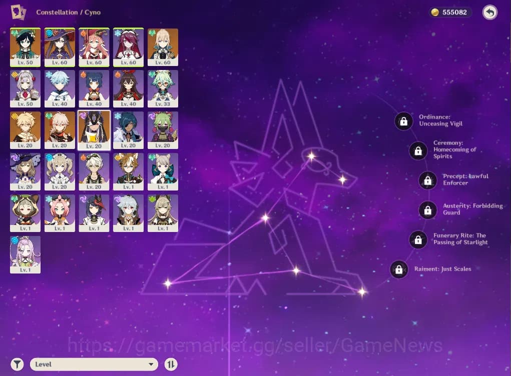 Genshin Impact Accounts ASIA|AR34|3Limited+20(*4Character)|Venti,Kazuha,Cy image 5