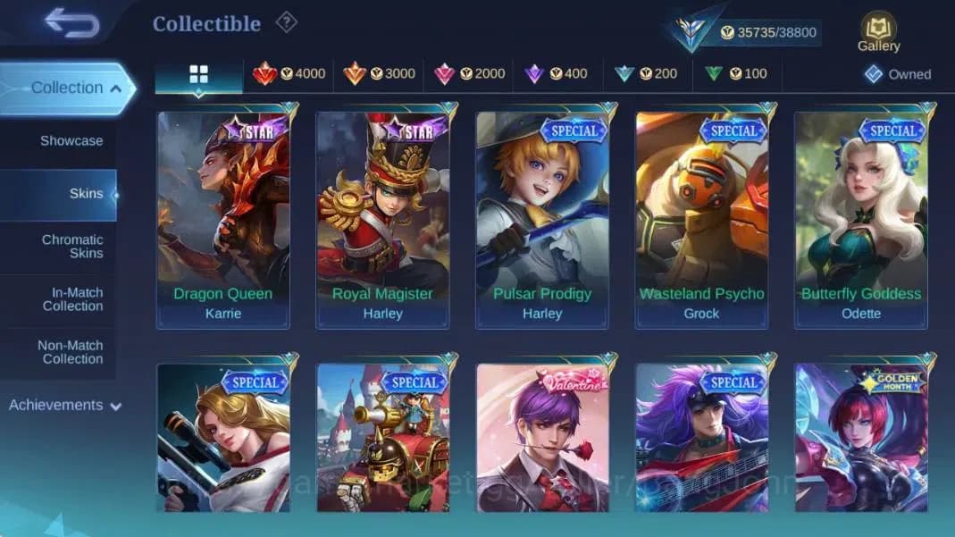 Mobile Legends: Bang Bang Accounts Global|Hero 125|Skin 194|Expert|KOF Karina|Lightbo image 14