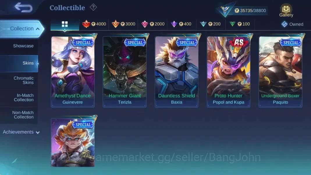 Mobile Legends: Bang Bang Accounts Global|Hero 125|Skin 194|Expert|KOF Karina|Lightbo image 18