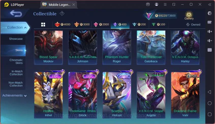 Mobile Legends: Bang Bang Accounts GLOBAL|Hero 131|Skin 245|Legend Alpha+Johnson,Kish image 14