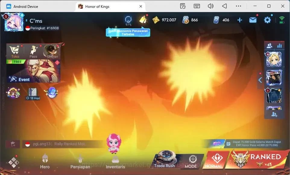 Honor of Kings Accounts Global Starter Hero112 Skin217 |PRECIOUS MarcoPolo image 4