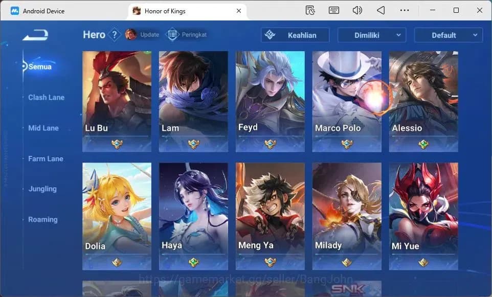 Honor of Kings Accounts Global Starter Hero112 Skin217 |PRECIOUS MarcoPolo image 9