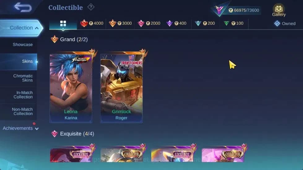 Mobile Legends: Bang Bang Accounts Hero 132|Skin 284|High Immo 100|KOF Karina,Trans R image 6