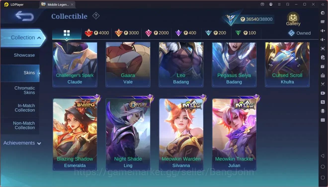 Mobile Legends: Bang Bang Accounts Global|Hero 98|Skin 165|Expert|KOF Karina|Luckybox image 10